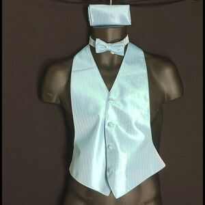 BOY'S LARR BRIO 3 PIECE FORMAL TUXEDO VEST